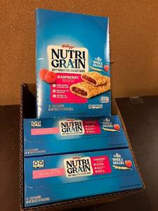 lot 34 image: Raspberry Nutrigrain Bars