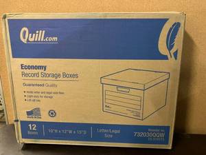 Banker-Style Storage Boxes