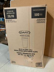lot 116 image: 20oz Foam Cups