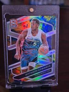 lot 23 image: ANTHONY EDWARDS 2023-24 PANINI SPECTRA UNIVERSAL DIE-CUT PRIZM 78