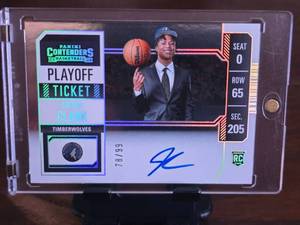 lot 22 image: JAYLEN CLARK 2023-24 PANINI CONTENDERS - ROOKIE TICKET AUTO #139 7899