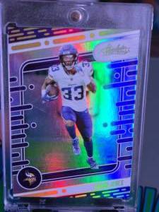 lot 31 image: AARON JONES 2024 PANINI ABSOLUTE FOOTBALL HOLO