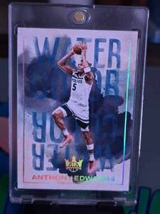 lot 2 image: ANTHONY EDWARDS 2024-25 COURT KINGS WATER COLOR GOLD 0310