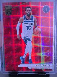 lot 42 image: MIKE CONLEY 2023-24 DONRUSS EILTE INTERNATIONAL HYPER RED 4488