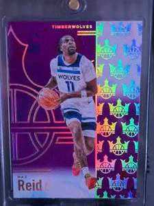 lot 38 image: NAZ REID 2024-25 PANINI COURT KINGS PURPLE 2649