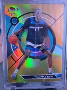 lot 40 image: NAZ REID 2024 TOPPS FINEST GOLD 2050