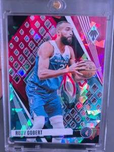 lot 41 image: RUDY GOBERT 2023-24 PANINI PHOENIX FIRE AND ICE SSP 1825
