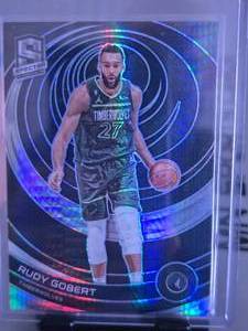 lot 51 image: RUDY GOBERT 2022-23 SPECTRA BLACK HYPER PRIZM SP