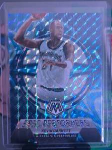 lot 57 image: KEVIN GARNETT 2022-23 PANINI MOSAIC BLUE REACTIVE EPIC PERFORMERS 1199