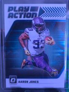 lot 114 image: AARON JONES 2024 DONRUSS OPTIC PLAY ACTION