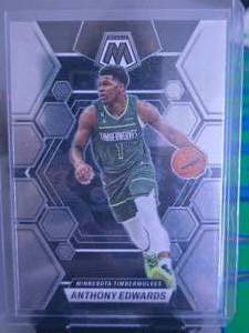 lot 95 image: ANTHONY EDWARDS 2022-23 PANINI MOSAIC