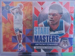 lot 83 image: ANTHONY EDWARDS 2023-24 PANINI MOSAIC STARE MASTERS