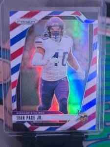 lot 84 image: IVAN PACE JR 2024 PANINI PRIZM REDWHITEBLUE