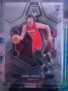 lot 74 image: JAMIE JAQUEZ JR 2024-25 PANINI MOSAIC ROOKIE CARD