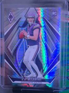lot 99 image: JJ MCCARTHY 2024 PANINI PHOENIX HYPER ROOKIE CARD