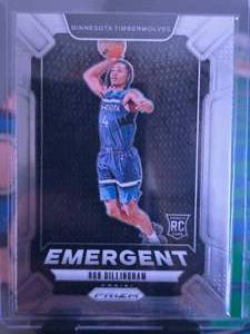 lot 88 image: ROB DILLINGHAM 2024-25 PANINI PRIZM SILVER EMERGENT ROOKIE CARD