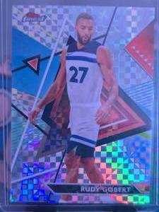 lot 87 image: RUDY GOBERT 2024-25 TOPPS FINEST CHECKERBOARD
