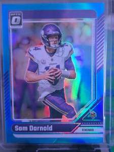 lot 110 image: SAM DARNOLD 2024 DONRUSS OPTIC BLUE