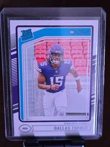 lot 122 image: DALLAS TURNER 2024 PANINI DONRUSS RATED ROOKIE