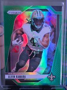 lot 151 image: ALVIN KAMARA 2024 PANINI GREEN PRIZM