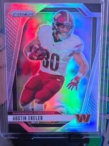 lot 153 image: AUSTIN EKELER 2024 PANINI TRUE SILVER PRIZM