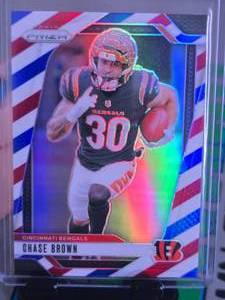 lot 137 image: CHASE BROWN 2024 PANINI REDWHITEBLUE PRIZM