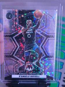 lot 134 image: DANGELO RUSSELL 2021-22 PANINI MOSAIC FAST BREAK