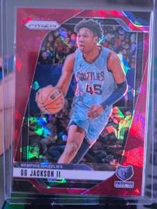 lot 173 image: GG JACKSON II 2024 PANINI RED CRACKED ICE PRIZM