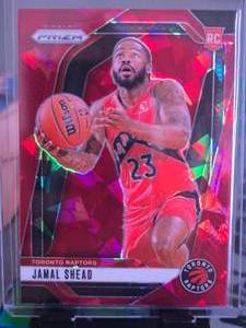 lot 142 image: JAMAL SHEAD 2024 PANINI RED CRACKED ICE PRIZM ROOKIE CARD