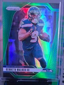 lot 169 image: KENNETH WLAKER 2024 PANINI PRIZM GREEN