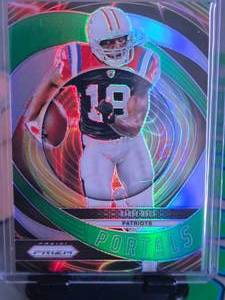 lot 159 image: RANDY MOSS 2024 PANINI PRIZM GREEN PORTALS