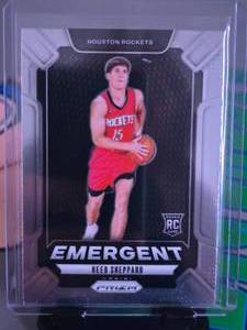 lot 188 image: REED SHEPPARD 2024 PANINI PRIZM EMERGENT SILVER ROOKIE CARD