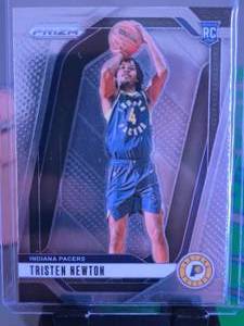 lot 177 image: TRISTEN NEWTON 2024 PANINI PRIZM ROOKIE CARD