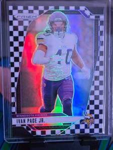 lot 209 image: IVAN PACE JR 2024-25 PANINI CHECKERBOARD PRIZM