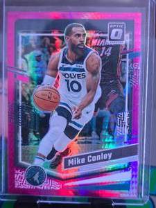 lot 237 image: MIKE CONLEY 2023-23 DONRUSS OPTIC PINK HYPER