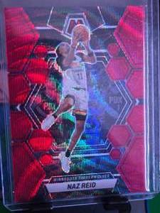 lot 230 image: NAZ REID 2022-23 PANINI MOSAIC RED WAVE