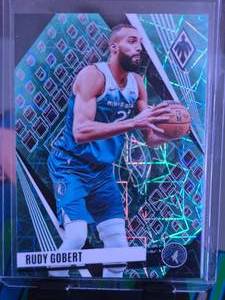 lot 236 image: RUDY GOBERT 2023-24 PANINI PHOENIX TEAL LAZER PRIZM