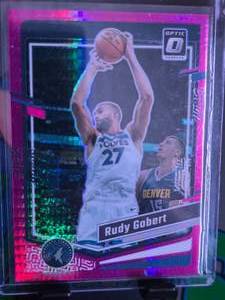 lot 238 image: RUDY GOBERT 2023-24 DONRUSS OPTIC HYPER PINK