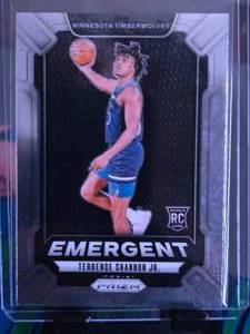 lot 226 image: TERRENCE SHANNON JR 2024-25 PANINI PRIZM EMERGENT SILVER ROOKIE CARD