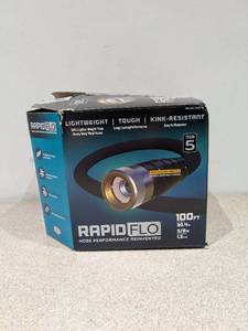 lot 44 image: RAPID FLO 100 FT. HEAVY DUTY VINYL HOSE