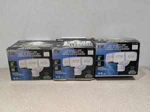 lot 53 image: (3) HOME ZONE LED SECURITY LIGHTS