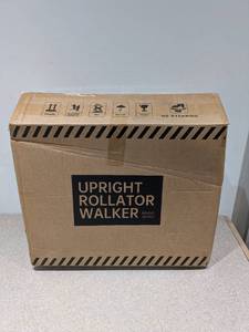 lot 71 image: NEW ELENKER UPRIGHT ROLLATOR WALKER