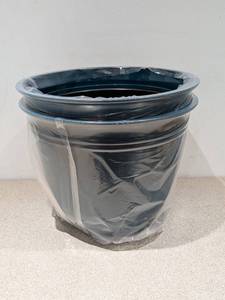 lot 52 image: TRENDSPOT 18 TEAL PLANTERS 2PK.