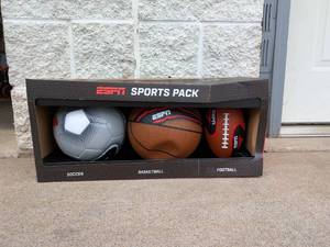 lot 79 image: NEW ESPN SPORTS PACK ( KICK, SHOOT, THROW)