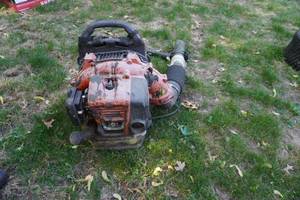 lot 14 image: Husqvarna Back Pack Gas Powered Leaf Blower
