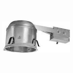 lot 13 image: HALO H27 6 in. Aluminum Recessed Lighting Housing for Remodel Shallow Ceiling Insulation Contact Air-Tite (6-Pack) Customer Returns See Pictures