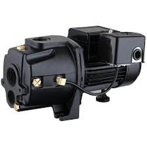lot 40 image: LEO 1 HP Dual Voltage Cast Iron Convertible Jet Pump   Customer Returns See Pictures