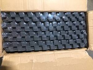 lot 32 image: Norsk Black 24 in. x 24 in. x 0.47 in. Foam Interlocking Floor Mat (6-Pack) Customer Returns See Pictures