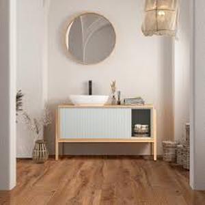 lot 30 image: 12 boxes of Home Decorators Collection Chestnut Street Oak 12 MIL x 7 in. W x 42 in. L Waterproof Click Lock Luxury Vinyl Plank Flooring (20.79 sqftcase) Customer Returns See Pictures