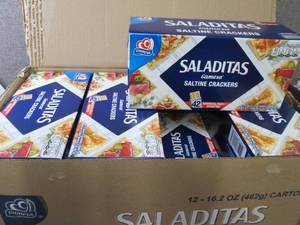 lot 6 image: Case of 12 Boxes 42 pk Saladitas Sa...